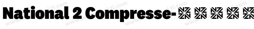 National 2 Compresse字体转换